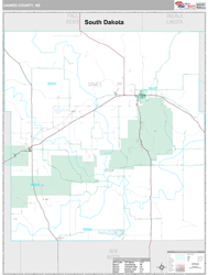 Dawes County, NE Wall Map