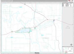 Hitchcock County, NE Wall Map