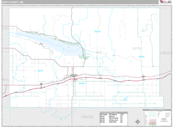 Keith County, NE Wall Map