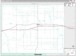 Kimball County, NE Wall Map