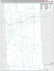 Sheridan County, NE Wall Map