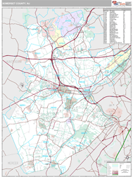 Somerset County, NJ Wall Map