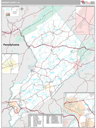 Warren County, NJ Wall Map