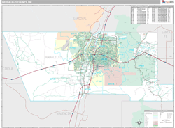 Bernalillo County, NM Wall Map