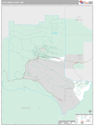 Los Alamos County, NM Wall Map