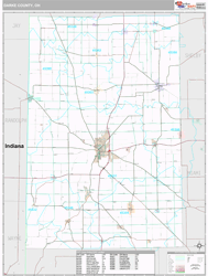 Darke County, OH Wall Map