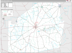 Highland County, OH Wall Map