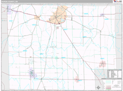 Huron County, OH Wall Map