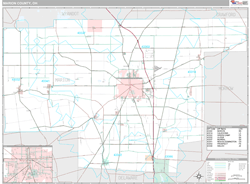 Marion County, OH Wall Map