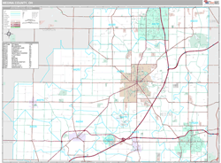 Medina County, OH Wall Map