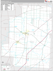 Morrow County, OH Wall Map