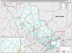 Bucks County, PA Wall Map