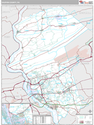 Dauphin County, PA Wall Map