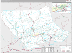 Lycoming County, PA Wall Map