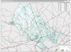 Montgomery County, PA Wall Map