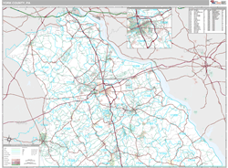 York County, PA Wall Map