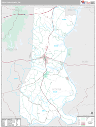 Decatur County, TN Wall Map