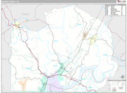 Marion County, TN Wall Map