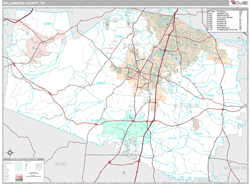 Williamson County, TN Wall Map