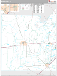 Medina County, TX Wall Map