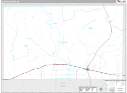 Oldham County, TX Wall Map