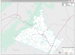 Greene County, VA Wall Map