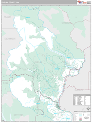 Chelan County, WA Wall Map