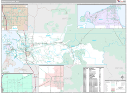 Skagit County, WA Wall Map