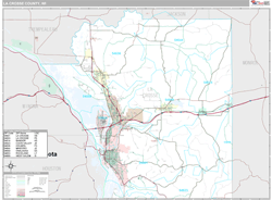 La Crosse County, WI Wall Map