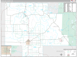 Langlade County, WI Wall Map