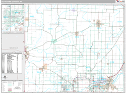 Outagamie County, WI Wall Map