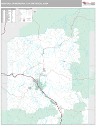 Medford Metro Area Wall Map