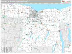 Rochester Metro Area Wall Map