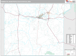 Farmington Metro Area Wall Map