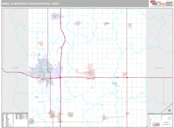 Ames Metro Area Wall Map