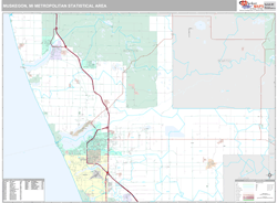 Muskegon Metro Area Wall Map