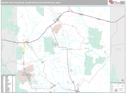 Baltimore-Washington Metro Area Wall Map