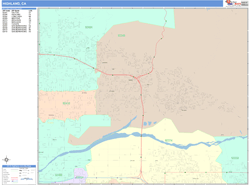 Highland Wall Map