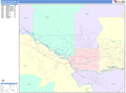 Grand Junction Wall Map