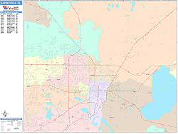 Gainesville Wall Map