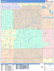 Lauderhill Wall Map