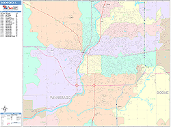 Rockford Wall Map