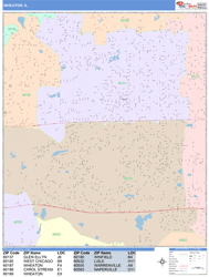 Wheaton Wall Map