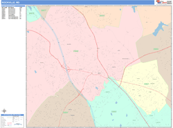 Rockville Wall Map