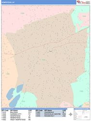 Hempstead Wall Map