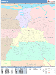 Gresham Wall Map