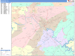 Kingsport Wall Map