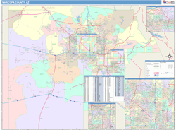 Maricopa County, AZ Wall Map