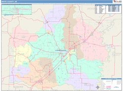 White County, AR Wall Map