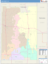 Yuma County, CO Wall Map